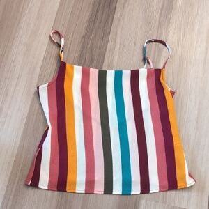 Love, Fire Multicolor Striped Top
